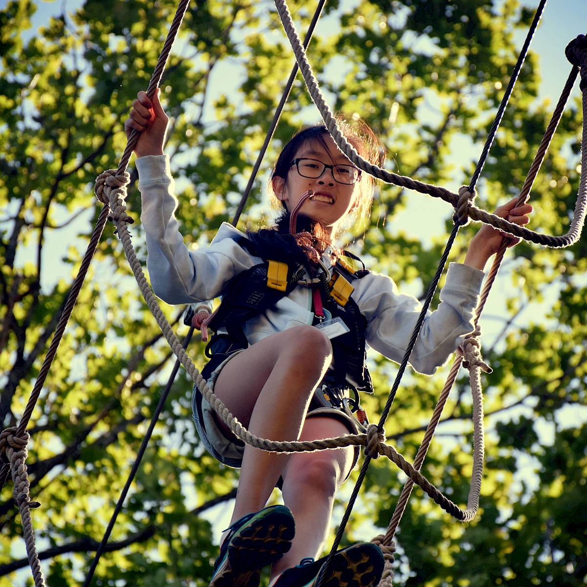 ISSFT student ropeclimbing